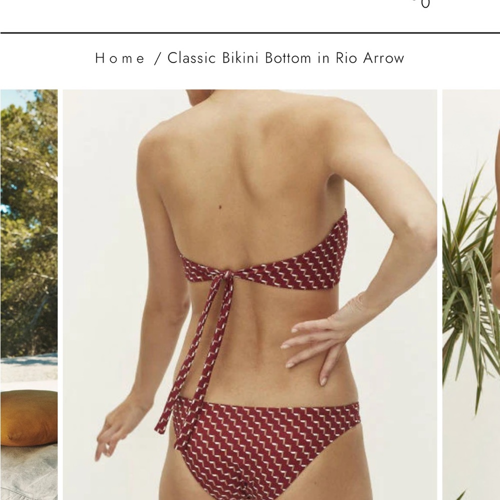 Patterned Bikini Bottom - Picture 5 of 5
